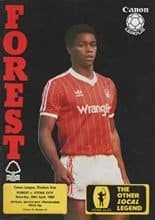 Nottingham Forest v Stoke City 28-Apr-1984