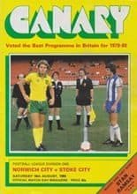 Norwich City v Stoke City 16-Aug-1980