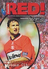 Middlesbrough v Stoke City 23-Aug-1997