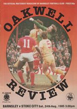 Barnsley v Stoke City 24-Aug-1985