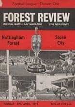 Nottingham Forest v Stoke City 27-Apr-1971