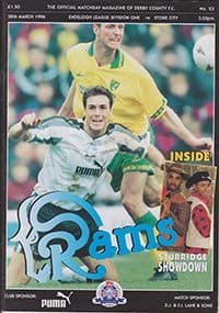 Derby County v Stoke City 30-Mar-1996