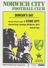Norwich City v Stoke City 08-Mar-2014