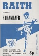 Raith Rovers v Stranraer 11-Nov-1972