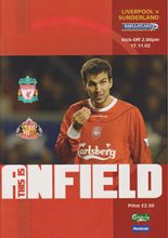 Liverpool v Sunderland 17-Nov-2002