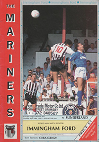 Grimsby Town v Sunderland 18-Apr-1992
