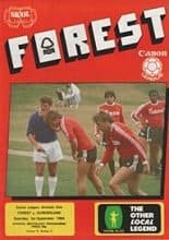 Nottingham Forest v Sunderland 01-Sep-1984