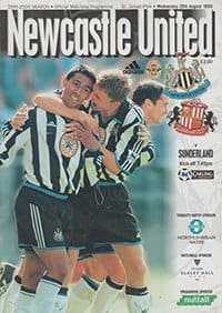 Newcastle United v Sunderland 25-Aug-1999