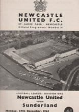 Newcastle United v Sunderland 27-Dec-1965