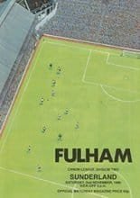 Fulham v Sunderland 02-Nov-1985