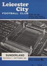 Leicester City v Sunderland 02-Sep-1967