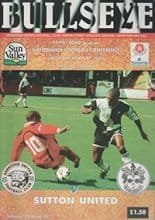 Hereford United v Sutton United 05-Oct-1999