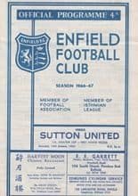 Enfield v Sutton United 14-Jan-1967
