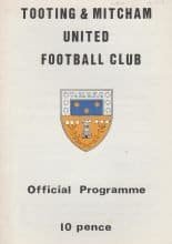 Tooting & Mitcham United v Sutton United 28-Feb-1978