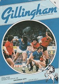Gillingham v Swansea City 02-Feb-1985