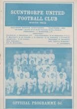 Scunthorpe United v Swansea Town 02-Apr-1966