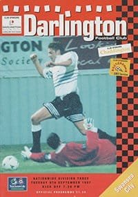 Darlington v Swansea City 09-Sep-1997