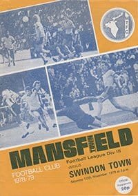 Mansfield Town v Swindon Town 10-Nov-1979