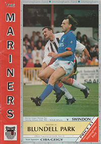 Grimsby Town v Swindon Town 22-Feb-1992