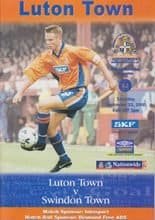 Luton Town v Swindon Town 23-Sep-2000