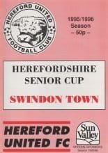 Hereford United v Swindon Town 05-Aug-1995