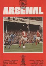 Arsenal v Swindon Town 04-Dec-1979