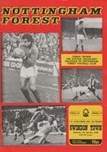 Nottingham Forest v Swindon Town 07-Jan-1978