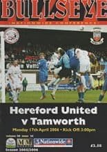 Hereford United v Tamworth 17-Apr-2006