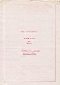 Evesham United v Tamworth 26-Jul-1997