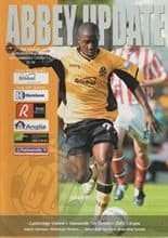 Cambridge United v Tamworth 07-Oct-2005