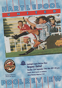 Hartlepool United v Torquay United 12-Sep-1995