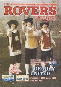 Doncaster Rovers v Torquay United 13-Jan-1996