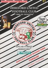 Hereford United v Torquay United 17-Oct-1992