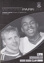 Hartlepool United v Torquay United 01-Feb-2003