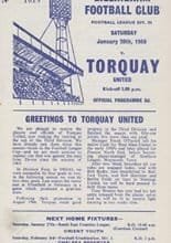 Gillingham v Torquay United 20-Jan-1968