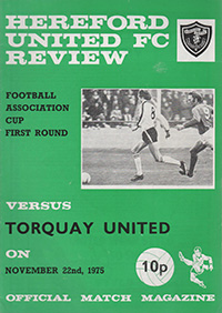 Hereford United v Torquay United 22-Nov-1975