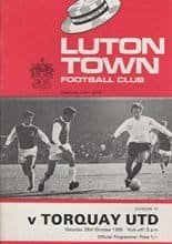 Luton Town v Torquay United 25-Oct-1969