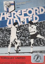 Hereford United v Torquay United 27-Dec-1980