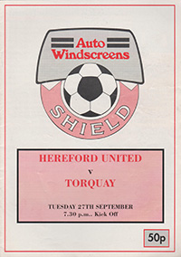 Hereford United v Torquay United 27-Sep-1994