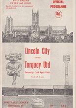 Lincoln City v Torquay United 02-Apr-1966