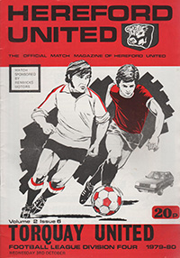 Hereford United v Torquay United 03-Oct-1979