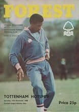 Nottingham Forest v Tottenham Hotspur 15-Nov-1980