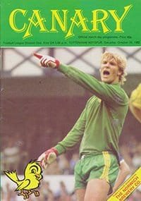 Norwich City v Tottenham Hotspur 16-Oct-1982