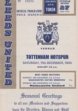 Leeds United v Tottenham Hotspur 17-Dec-1966