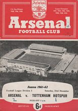 Arsenal v Tottenham Hotspur 23-Dec-1961