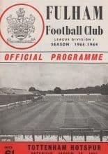 Fulham v Tottenham Hotspur 28-Mar-1964