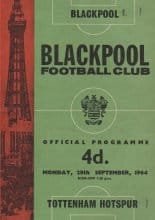 Blackpool v Tottenham Hotspur 28-Sep-1964