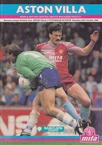 Aston Villa v Tottenham Hotspur 29-Oct-1988
