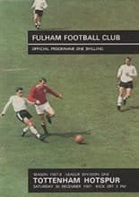Fulham v Tottenham Hotspur 30-Dec-1967