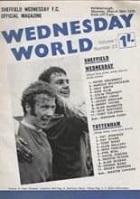Sheffield Wednesday v Tottenham Hotspur 30-Mar-1970